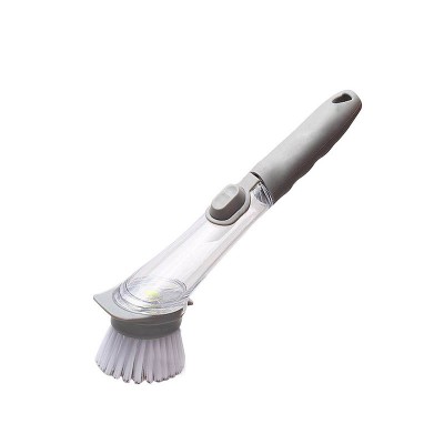 Soap Distribution Sink Brush Pot Brush Non-Stick Oil Automatic Liquid Addition Sponge Dishwashing Brush Esg11918