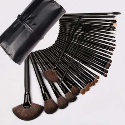 Makeup Brush Set,32 Pieces Professional Makeup Brushes Essential Cosmetics with Case, Face Eye Shadow Eyeliner Foundation Blush Lip Powder Liquid Cream Esg10299